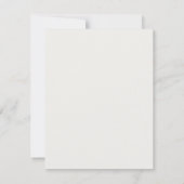 Cartons Réponse Pastel Élégant Classique Simple Professionnel (Dos)