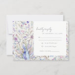 Cartons Réponse Pastel Ornate Aquarelle Floral Peacock Mariage<br><div class="desc">Classy Ornate Watercolor Peacock Collection - c'est une élégante aquarelle Illustration de paon floral pastel aquarelle, avec une touche minimaliste moderne. Idéal pour vos mariage et fêtes de classe moderne. Il est très facile de customiser, avec vos données personnelles. Si vous avez besoin d'un autre produit correspondant ou de la...</div>