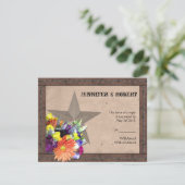 Cartons Réponse Pays Western Barbed Wire Response Card (Debout devant)