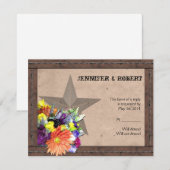 Cartons Réponse Pays Western Barbed Wire Response Card (Devant / Derrière)