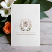 Cartons Réponse Pays Western Horseshoe Aquarelle Floral Crest