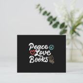 Cartons Réponse Peace Looks Geeky & Cute Reading (Debout devant)