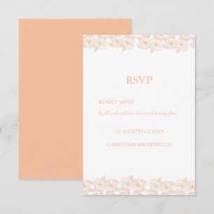 Cartons Réponse Peach Fuzz minimaliste Motif tendance