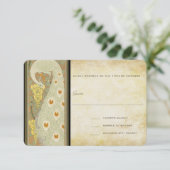 Cartons Réponse Peacock Art Déco (Debout devant)