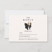 Cartons Réponse Pearl Champagne Glass Graduation (Devant)