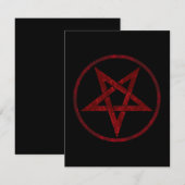 Cartons Réponse Pentagram Red Devil (Devant / Derrière)