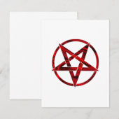 Cartons Réponse Pentagram Red Devil (Devant / Derrière)