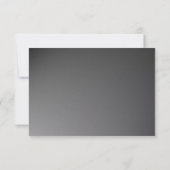 Cartons Réponse Peony blanc et noir avec couleur personnalisable (Dos)