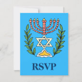 Cartons Réponse Persian Magen David Menorah (Devant)