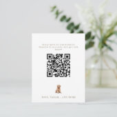 Cartons Réponse Personalized Pet Image Wedding (Debout devant)
