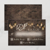 Cartons Réponse Personnalisé pour Allison et Gary, (Devant / Derrière)