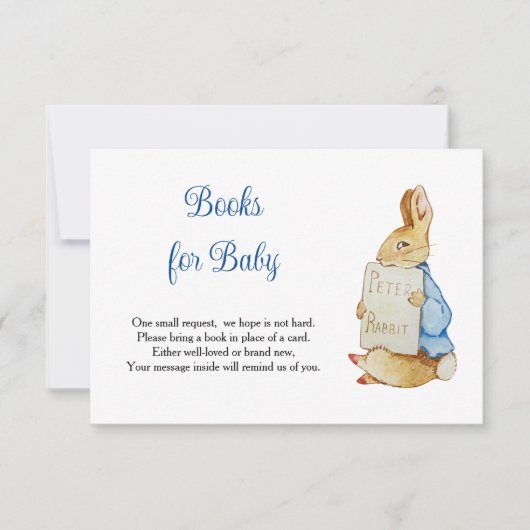 Cartons Réponse Peter Rabbit Livres Baby showers Pour Bébé (Devant)