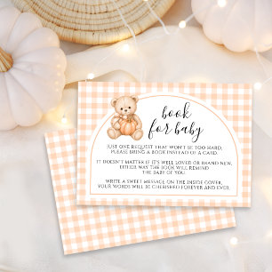 Cartons Réponse Petit Livre Teddy Citrouille Orange Pour Baby Show