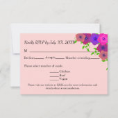 Cartons Réponse Pétunia rose doux (Devant)