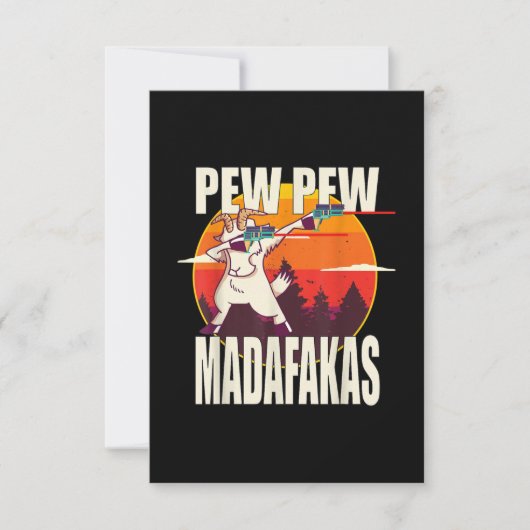 Cartons Réponse Pew Pew Madafakas (Devant)