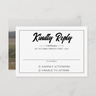 Cartons Réponse Photo décontractée