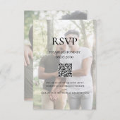 Cartons Réponse Photo moderne LGBTQ QR Code (Devant / Derrière)