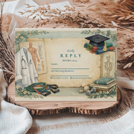 Cartons Réponse Physical Therapy Graduation