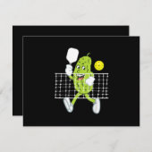 Cartons Réponse Pickleball Jouer - Drôle Pickleball Paddle (Devant / Derrière)