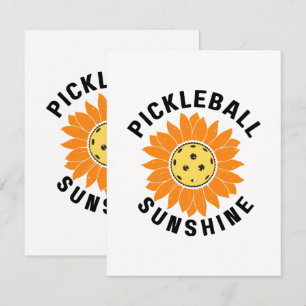 Cartons Réponse Pickleball soleil