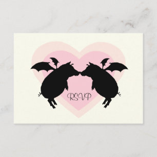 Cartons Réponse Piggies de vol