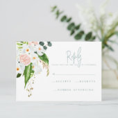 Cartons Réponse Pink, turquoise et orchidée à fleurs tropicales R. (Debout devant)