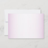 Cartons Réponse Pink Yellow Floral Rustic Elegant Wedding (Dos)