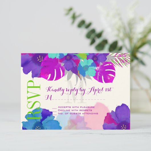 Cartons Réponse PixDezines bali kai/vert/violet/do-it-yourself (Debout devant)