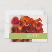 Cartons Réponse PixDezines brûlé calla orange lily/do-it-yourself  (Devant)