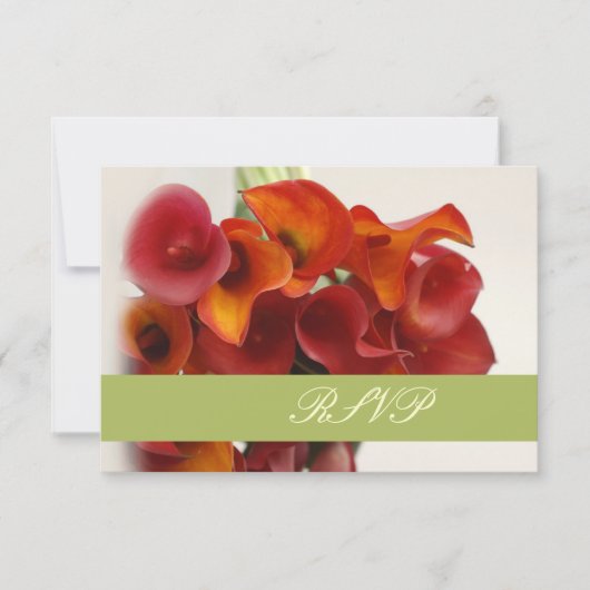 Cartons Réponse PixDezines brûlé calla orange lily/do-it-yourself  (Devant)