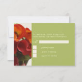 Cartons Réponse PixDezines brûlé calla orange lily/do-it-yourself  (Dos)