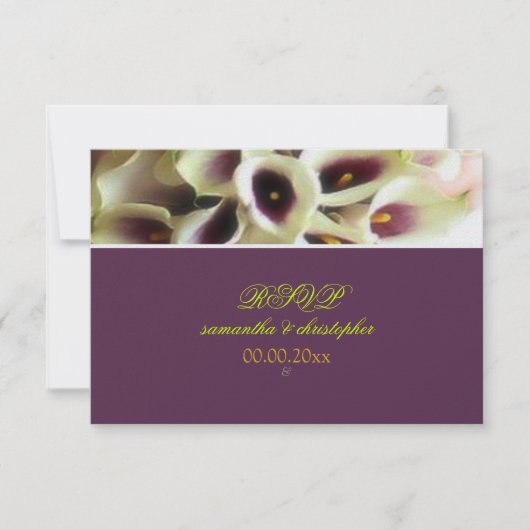 Cartons Réponse PixDezines calles violettes lys/do-it-yourself (Devant)