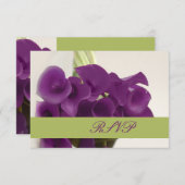 Cartons Réponse PixDezines calles violettes lys/do-it-yourself (Devant / Derrière)