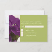 Cartons Réponse PixDezines calles violettes lys/do-it-yourself (Dos)