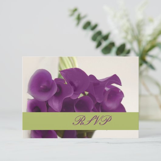 Cartons Réponse PixDezines calles violettes lys/do-it-yourself (Debout devant)