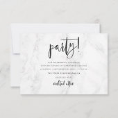 Cartons Réponse PixDezines Marble Bar Mitzvah ✡ Célébration (Dos)