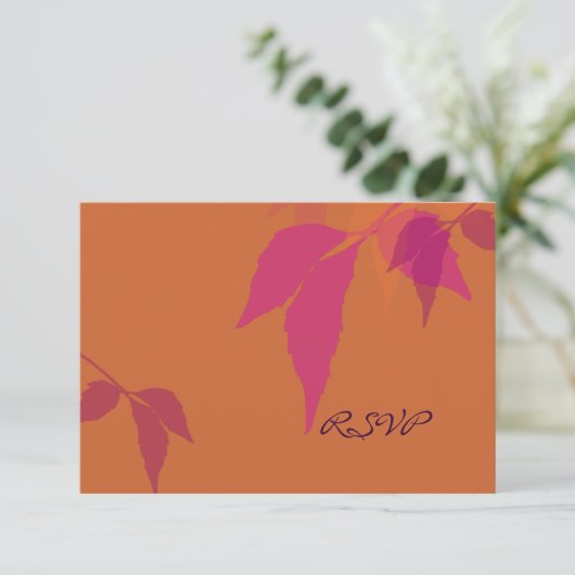 Cartons Réponse PixDezines mauve+automne rose (Debout devant)