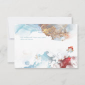 Cartons Réponse PixDezines Mitzvah Célébration ✡ Galaxy Abstrait R (Dos)