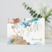 Cartons Réponse PixDezines Mitzvah ✡ H2 Galaxy Abstraite rouille T (Debout devant)