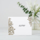 Cartons Réponse PixDezines Ornamental Rustic Gold (Debout devant)