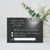 Cartons Réponse PixDezines rsvp, damask de desiree (Debout devant)