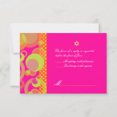 Cartons Réponse PixDezines rsvp/Mod Bubbles, Bat mitzvah (Dos)