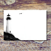 Cartons Réponse Plage côtière Mariage phare nautique