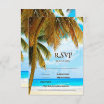 Plage Palm Trees Océan Destination Mariage