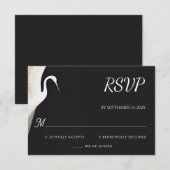 Cartons Réponse Plume Russe Asiatique Sky Fun Cloud Crane Mariage (Devant / Derrière)