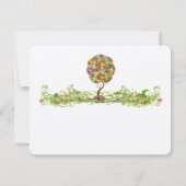 Cartons Réponse Poche de forêt enchantée Arbre à conte de fées flo (Dos)