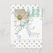 CARTONS RÉPONSE POINTS ET STRIPES BISQUES À LA MINT MODERNE (Devant / Derrière)