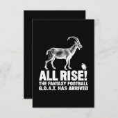 Cartons Réponse Poison de Goat (Devant / Derrière)