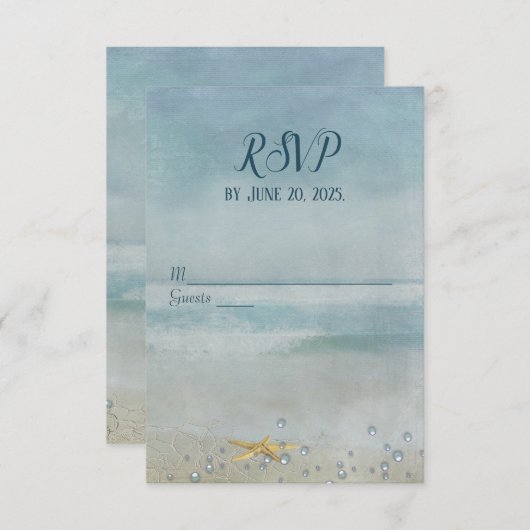 Cartons Réponse poisson étoile de mer avec filet (Devant / Derrière)