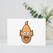 Cartons Réponse Poisson Surpris. (Debout devant)